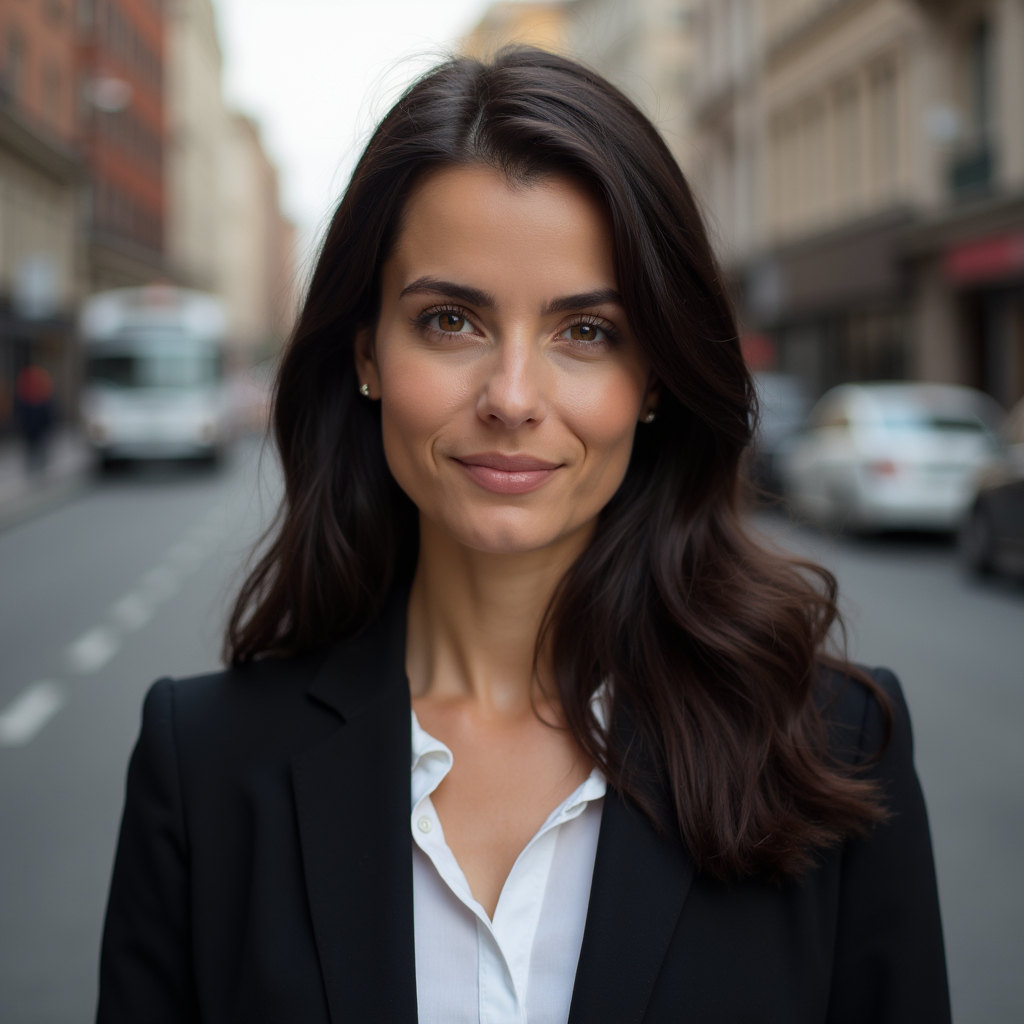 Jessica's AI headshot