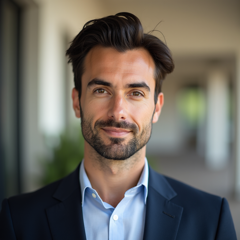 Michael's AI headshot